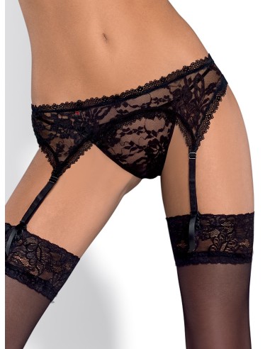 Catia Suspender belt - Black