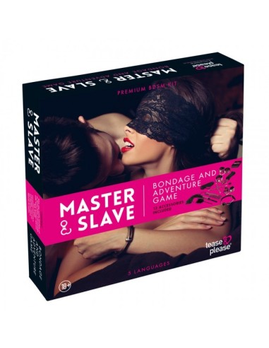 Kit Premium Maestro y Esclavo BDSM - Rosa