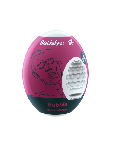 Bubble masturbator egg - Fuchsia