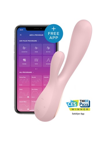 Satisfyer Mono Flex verbonden vibrator - Roze