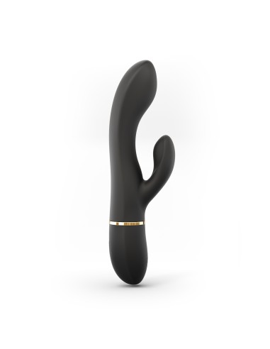 Dorcel Glam Konijnvibrator 21,8 cm - Zwart en Goud