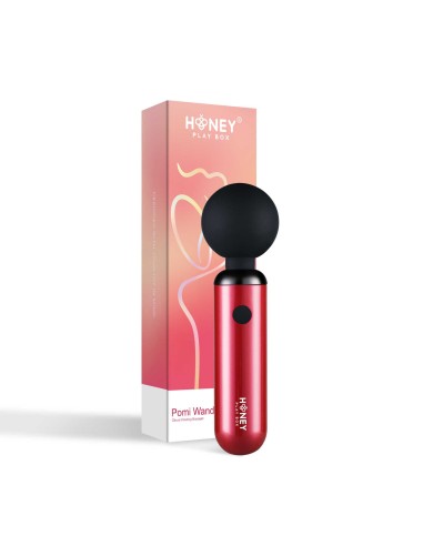 Pomi wand - Krachtige minivibrator - Roze en zwart