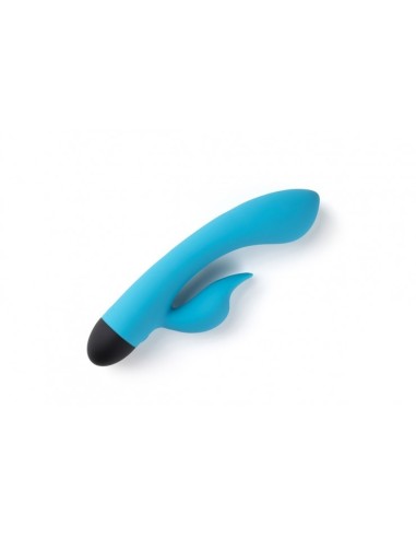 VIBRADOR RECARGABLE V7 CONEJO AZUL