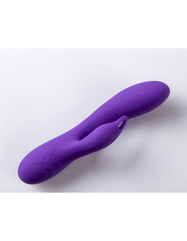 VIBRADOR RECARGABLE V2 ESTIMULADOR DE CLITORIS MORADO