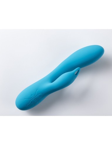 VIBROMASSEUR RECHARGEABLE V2 BLEU STIMULATEUR CLITORIS