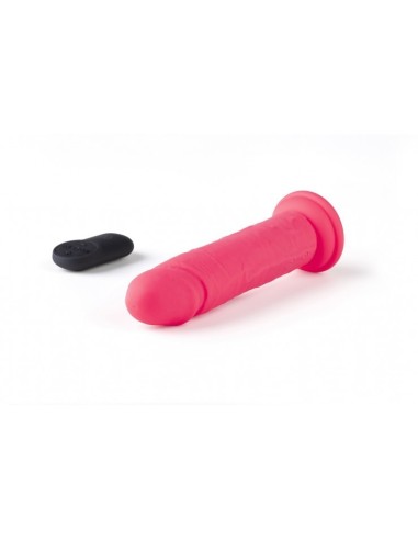 REALISTIC VIBRATOR R15 FLESH 16.5CM WITH REMOTE CONTROL pink