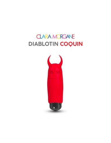 Mini Diablotin Coquin Clara Morgane Vibrador - Rojo