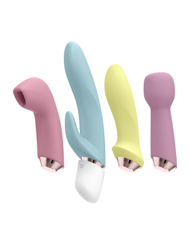 Satisfyer Pack de cuatro vibradores Marvelous - Multicolor