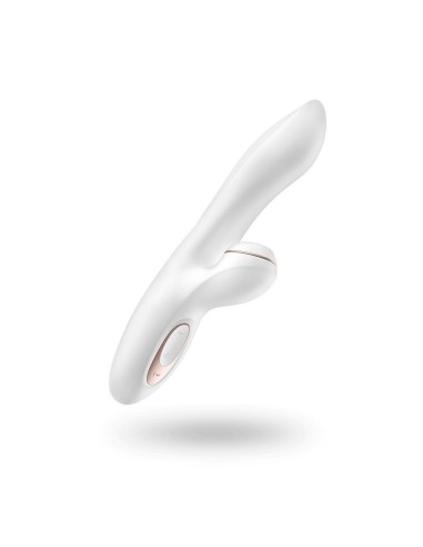 Satisfyer Pro G-Spot Rabbit Vibrator Stimulator - White and Rose Gold