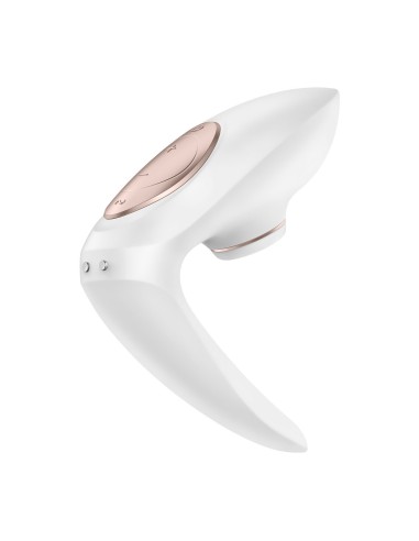 Satisfyer Pro 4 koppels vibratorstimulator - wit en rosé goud