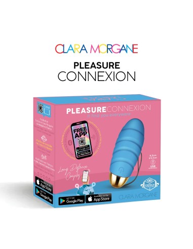 Pleasure connection blue - Vibrating egg