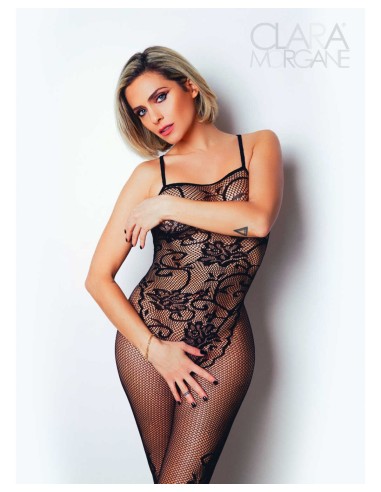 Bodystocking número 13 Clara Morgane - Negro