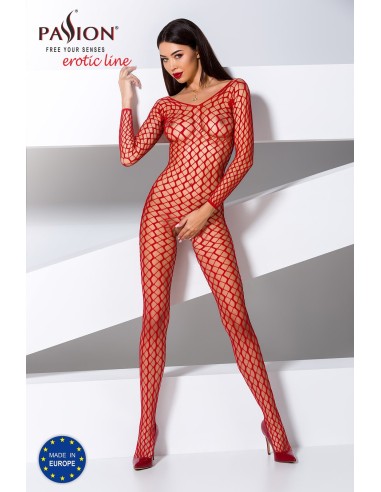 BS068R Bodystocking - Red