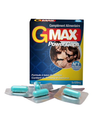 Gmax Power Caps Heren - 5 capsules