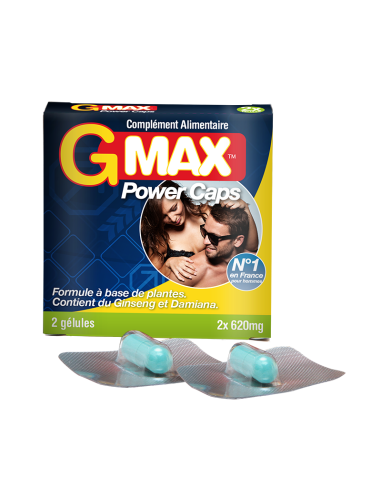 Gmax Power Caps Homme - 2 gélules