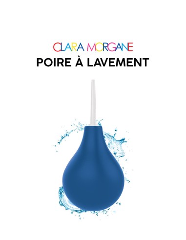 Clara Morgane enema bulb - Blue