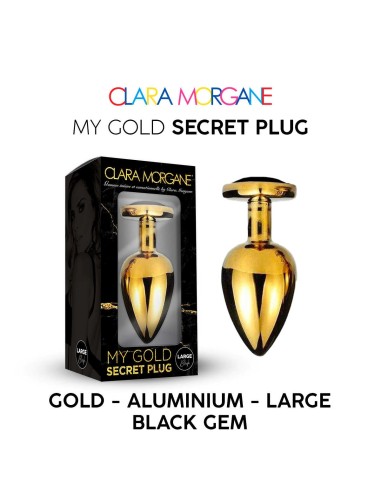 My Gold Secret Plug - Negro