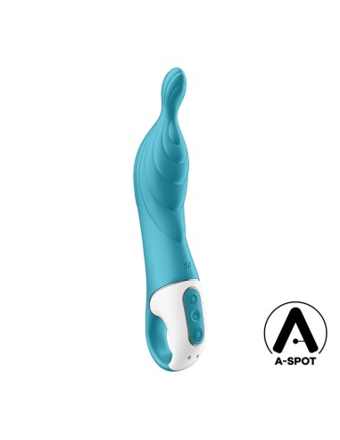 A-Mazing 2 Satisfyer Turquoise Point A Grooved Vibrator - CC597767