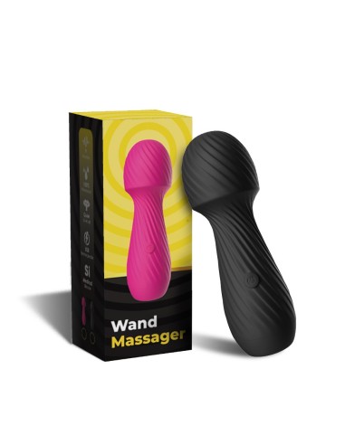 Potente vibrador de masaje con varita negra – USK-W03BLK