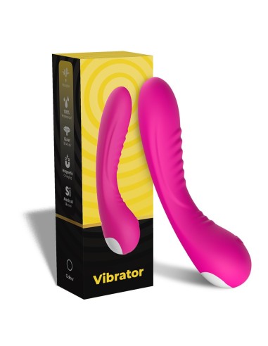 Vibrador curvo 9 modos de vibración rosa - USK-V01PNK