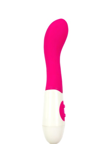 Roze gebogen G-spot vibrator - BOZ028PNK