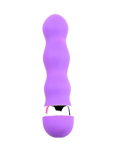 Mini paarse golvende vibrator 11 cm - BOZ025PUR