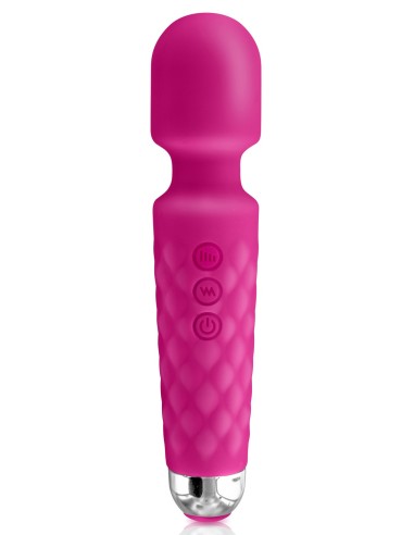 Pink wand vibrator 20 speeds USB - CC5310500050