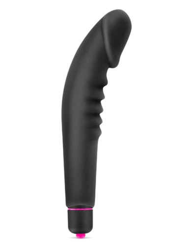 Realistic G-spot stimulator vibrator black silicone 7 speeds - CC5740100010