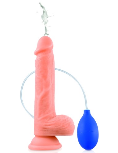 Realistische ejaculatie zuignapdildo 21,5 cm - CC573008019400