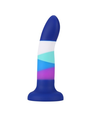 Suction cup dildo 6 colors blue - DO-051-S-6