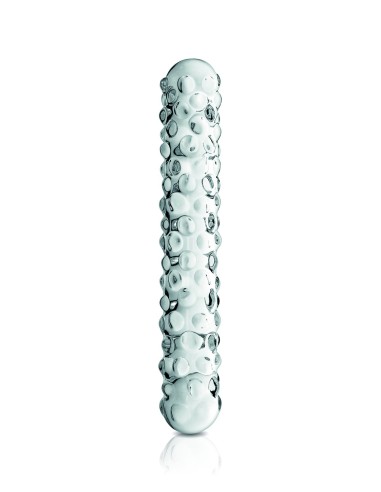 Glazen dildo met doorzichtige kralen #6 Glanzend - CC532064020