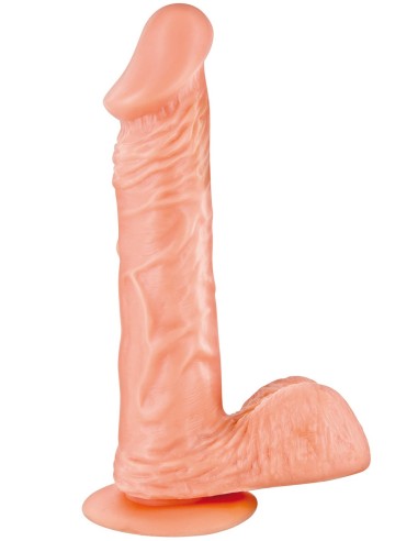 Realistische geaderde dildo met testikels en zuignap 18cm - CC5141131194