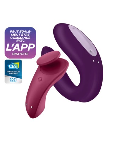 Caja de 2 juguetes sexuales conectados Partner Box 1 Satisfyer - CC597768