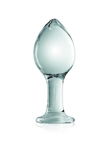 Transparent glass ball anal plug n°32 Glossy - CC5320772020