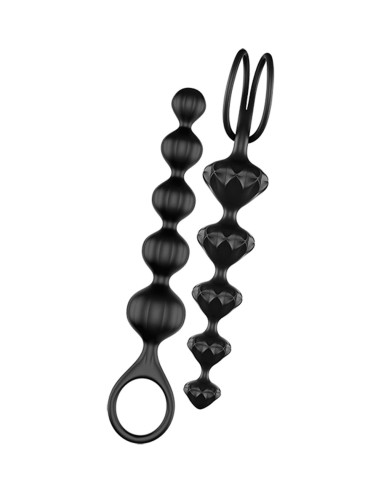 Love Beads Satisfyer Black Rosary Set of 2 - CC597111