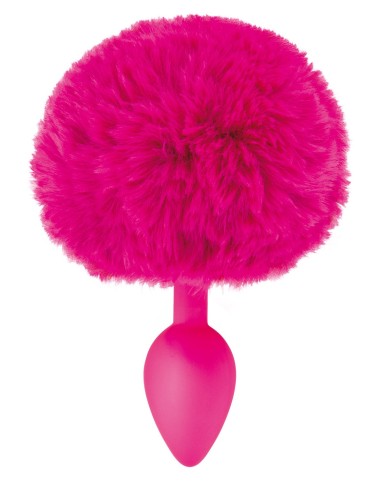 Fuschia pompom anale plug - CC5700910204