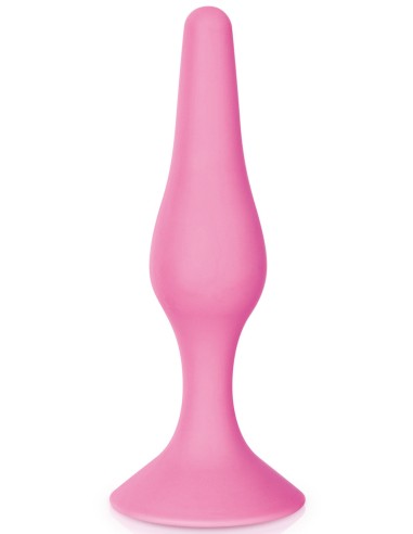 Plug anal con ventosa rosa talla L - CC5700893050