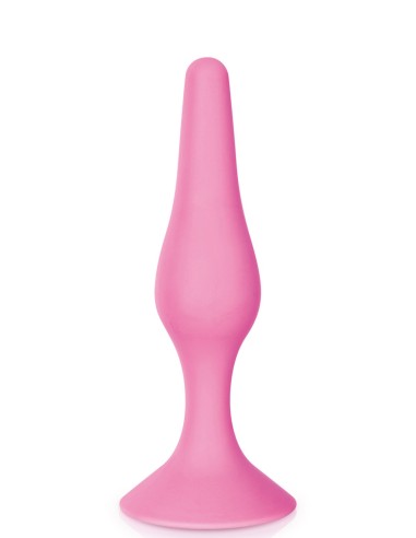 Pink suction cup anal plug size M - CC5700892050