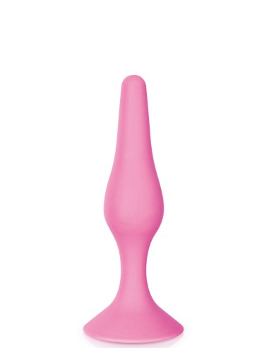 Pink suction cup anal plug size S - CC5700891050