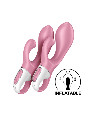 Satisfyer Air Pump Bunny 2 USB Pink Inflating Rabbit Vibrator - CC597820