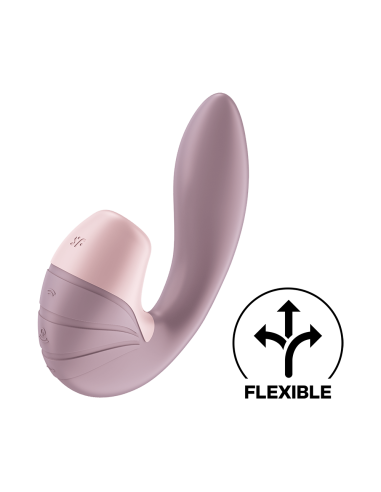 2 en 1 Vibromasseur point G avec stimulateur clitoris USB rose Supernova Satisfyer - CC597780