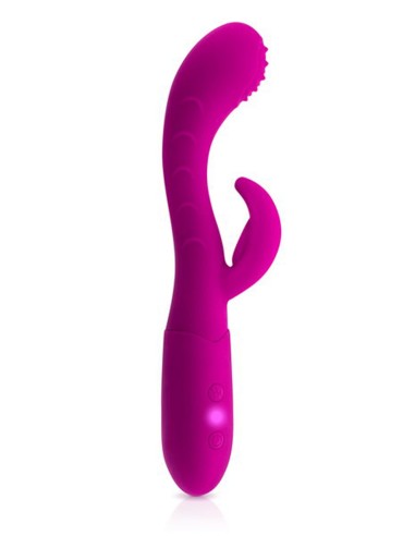 Bess pink USB G-spot rabbit vibrator 10 programs - CC531062