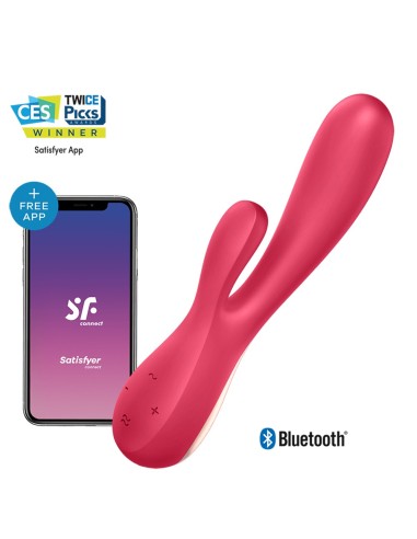 Mono Flex Satisfyer connected red rabbit vibrator - CC5972440050