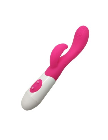 Pink Rabbit Vibrator with stimulation pin - TOZ051PNK