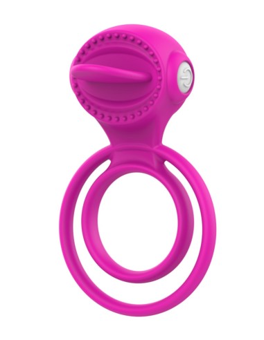 Anneau vibrant à 2 anneaux 1 mode de vibration très extensible rose - COR-043FUS