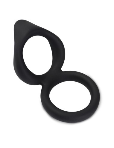 Double black silicone cock ring - WS-NV508B