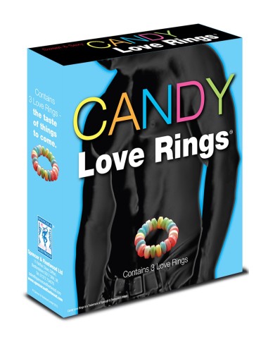 Lot de 3 cockrings bonbons Candy - CC501007