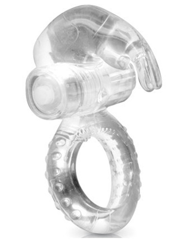 Vibrating cock ring with clitoral stimulation - CC570035