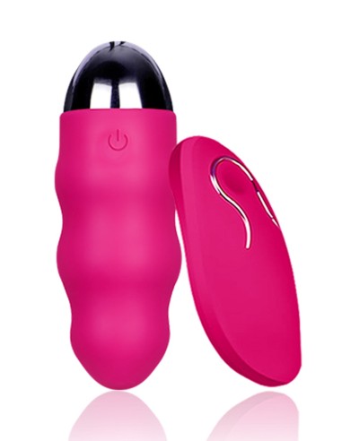 Huevo Vibrador Ondulado USB de 10 Velocidades - CR-USKB09