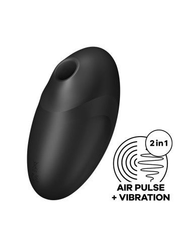 Estimulador de clítoris por aire pulsado y vibración negro USB Vulva Lover 3 Satisfyer - CC597827